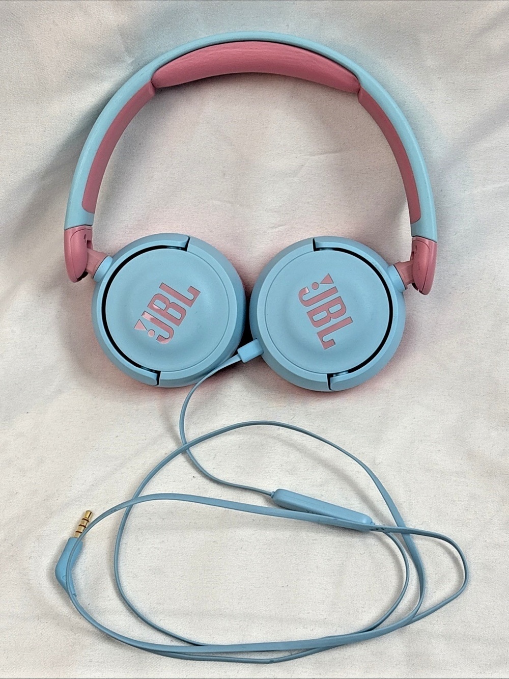 JBL JR300 Wired On-Ear Headphones for Kids Pink Blue Works Tested